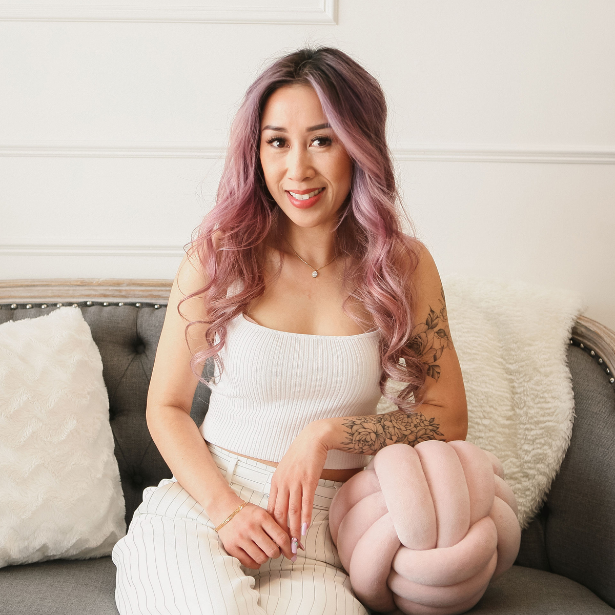 Founder Duyen Kim Dinh inside the studio