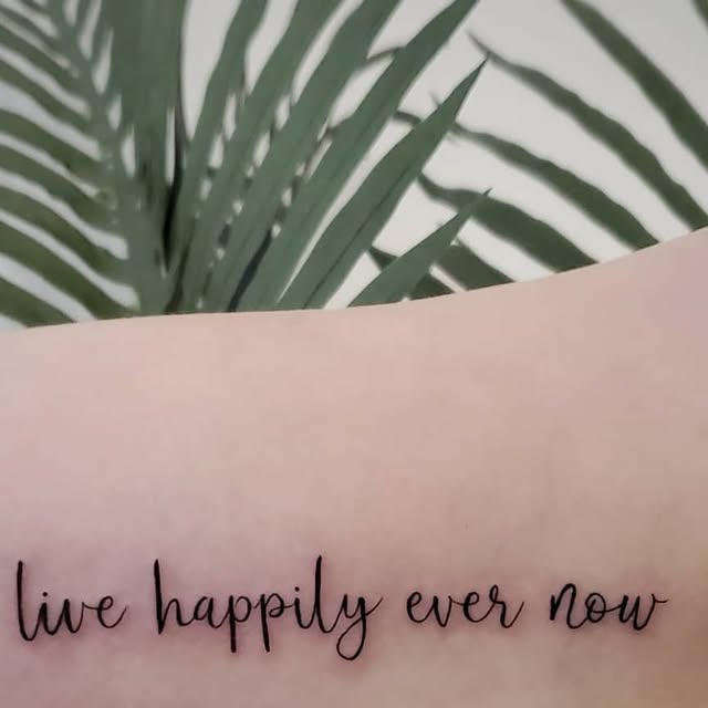 Fine-line body tattoo